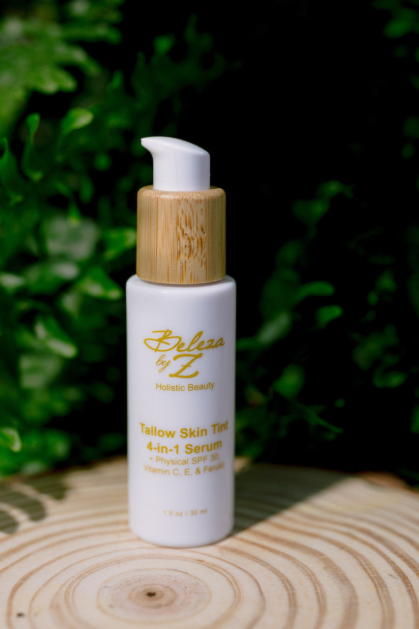 Tallow Skin Tint Luxury Skincare Beleza by Z clean beauty natural mineral sunscreen